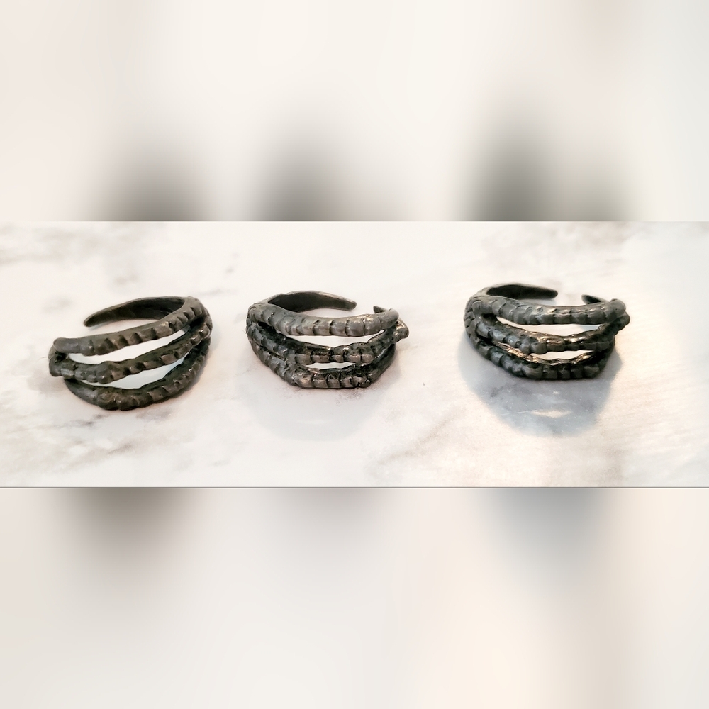 Cuff Claw Rings Set‎ of 3 Jewelry Accessory